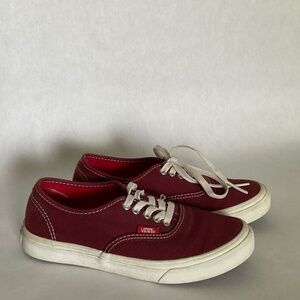 Vintage red vans, Women’s size 5